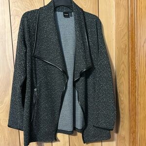 Raffaella Black with white specs Jacket size Large